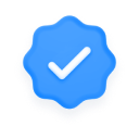 Badge with checkmark